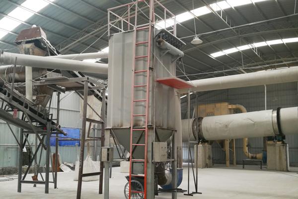 Silica sand drying 