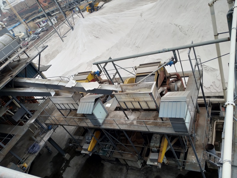 glass sand washing plant
